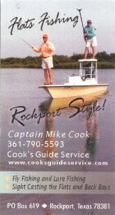 Cook's Guide Service, Rockport, Tx (361)790-5593