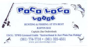 Poco Loco Lodge, Baffin Bay  (261)774-7710